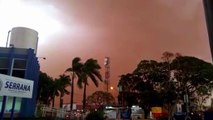 Nova tempestade de poeira atinge região de Ribeirao Preto, SP