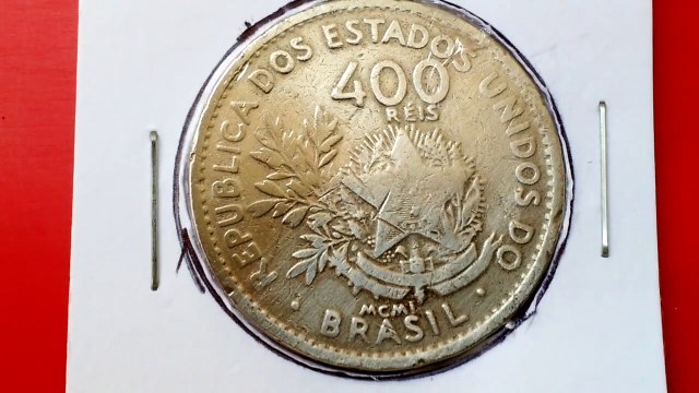 400 REIS BRASIL 1901