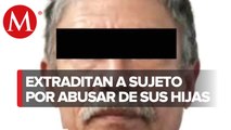 FGR extradita a EU a hombre buscado por abusar sexualmente de sus tres hijas menores