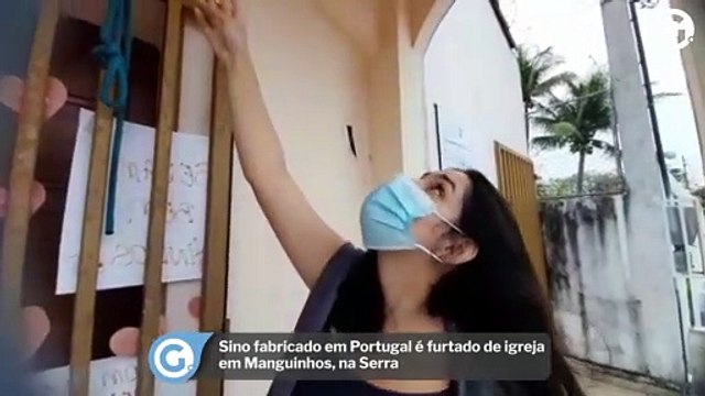 Sino fabricado em 1.800 é roubado de igreja em Manguinhos