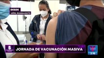 Guanajuato continúa con campaña de vacunación masiva