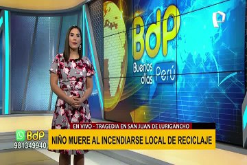 Incendio en SJL: niño de seis años muere por culpa de una vela encendida