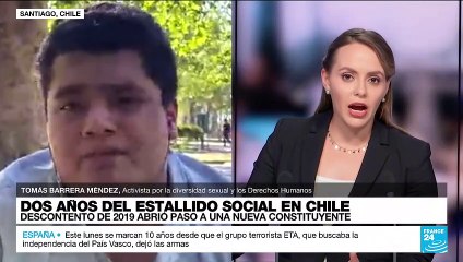 Tomás Barrera: "Las demandas del estallido social de 2019 en Chile siguen vigentes"