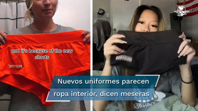 Meseras de Hooters critican nuevo uniforme por ser ropa interior