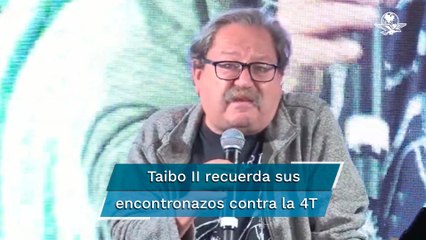 "Estoy en horas de no oficina, entonces digo lo que me da la chingada gana”: Taibo II