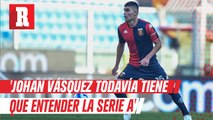 DT de Genoa sobre Johan Vásquez; 'Todavía tiene que entender la Serie  A'