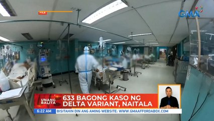 633 bagong kaso ng delta varient, naitala | UB