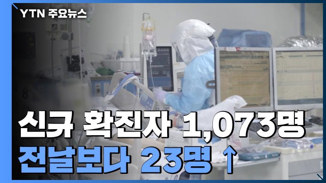 신규 확진자 1,073명...이틀 연속 천백 명 아래 / YTN
