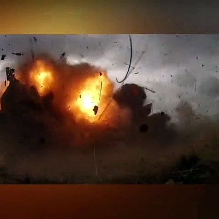 Vídeo mostra a queda de bomba guiada a laser