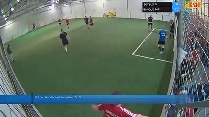 But de Benoit contre son camp (8-12) - SOYEUX FC Vs BANQUE POP - 18/10/21 21:00 - LIGUE 3