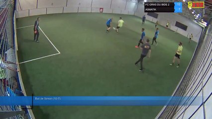 But de Simon (10-7) - FC GRAS DU BIDE 2 Vs ASMATIK - 18/10/21 21:00 - LIGUE 4 - Poitiers Game Parc