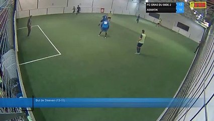But de Steeven (13-11) - FC GRAS DU BIDE 2 Vs ASMATIK - 18/10/21 21:00 - LIGUE 4