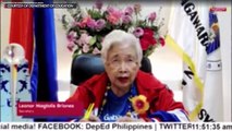 Press briefing with DepEd secretary Leonor Briones | Tuesday, October 19