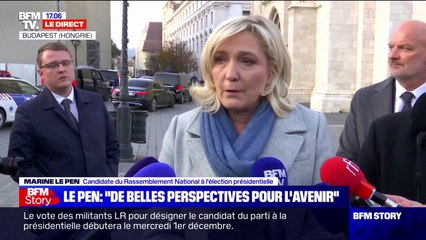 Marine Le Pen sur sa rencontre avec Viktor Orbán: "Il y a des points communs qui sont importants dans le cadre du combat pour une Europe qui protège"