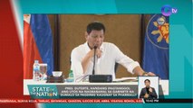Pres. Duterte, handang ipagtanggol ang utos na nagbabawal sa gabinete na dumalo sa pagdinig kaugnay sa Pharmally | SONA