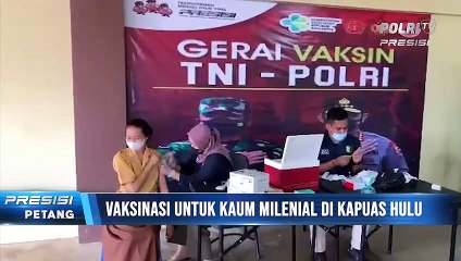 Polres Kapuas Hulu Gelar Vaksinasi Sasar Milenial