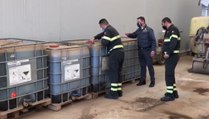 Salerno - Guardia di Finanza dona a Vigili del Fuoco 5mila litri di gasolio sequestrato (19.10.21)
