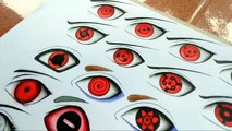 Drawing All Sharingan , Rinnegan , Byakugan , Tenseigan , Ketsuryugan Special ey