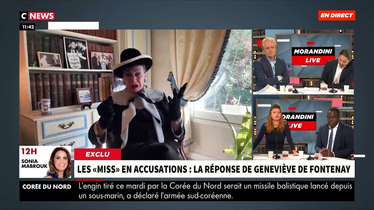 Une association féministe attaque le concours Miss France en justice: Geneviève de Fontenay réagit en exclusivité dans "Morandini Live" - VIDEO