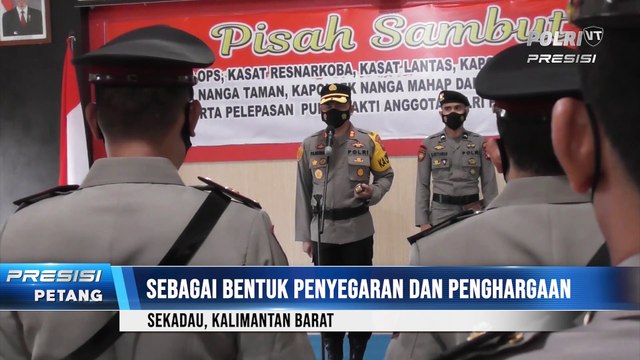 Kapolres Sekadau Pimpin Sertijab Tiga Perwira