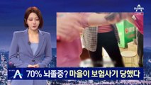 70% 뇌졸중?…중국 시골 마을서 2천 명 보험사기 당했다