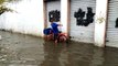 Chuva no ES: ruas alagadas em Cobilândia, Vila Velha