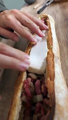 Pain farci façon tartiflette