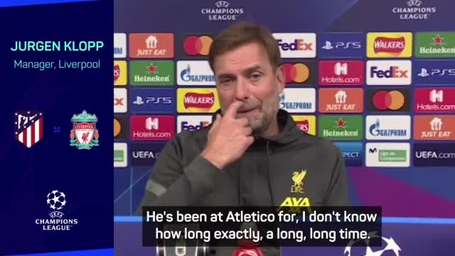 Klopp criticises Simeone's style of play