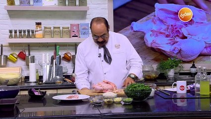 دجاج بالسبانخ و الكاري | الشيف شربيني