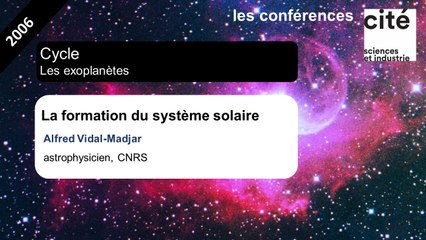 La formation du système solaire