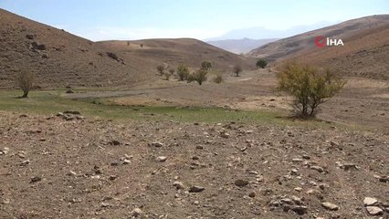 İlkbaharda gürül gürül akan dere yatağı şimdi yol olarak kullanılıyor
