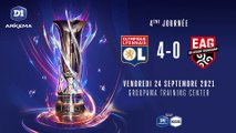 D1 Arkema, J4  Olympique Lyonnais - EA Guingamp (4-0)