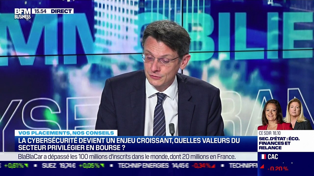 François Monnier (Investir) : La cybersécurité devient un enjeu croissant, quelles valeurs du secteur privilégier en Bourse ? - 19/10