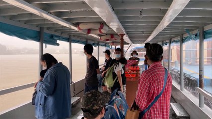 Koh Kret island and Pak Kret district  heavy rain Thailand