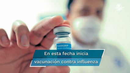 Campaña de vacunación contra la influenza, a partir del 3 de noviembre: López-Gatell