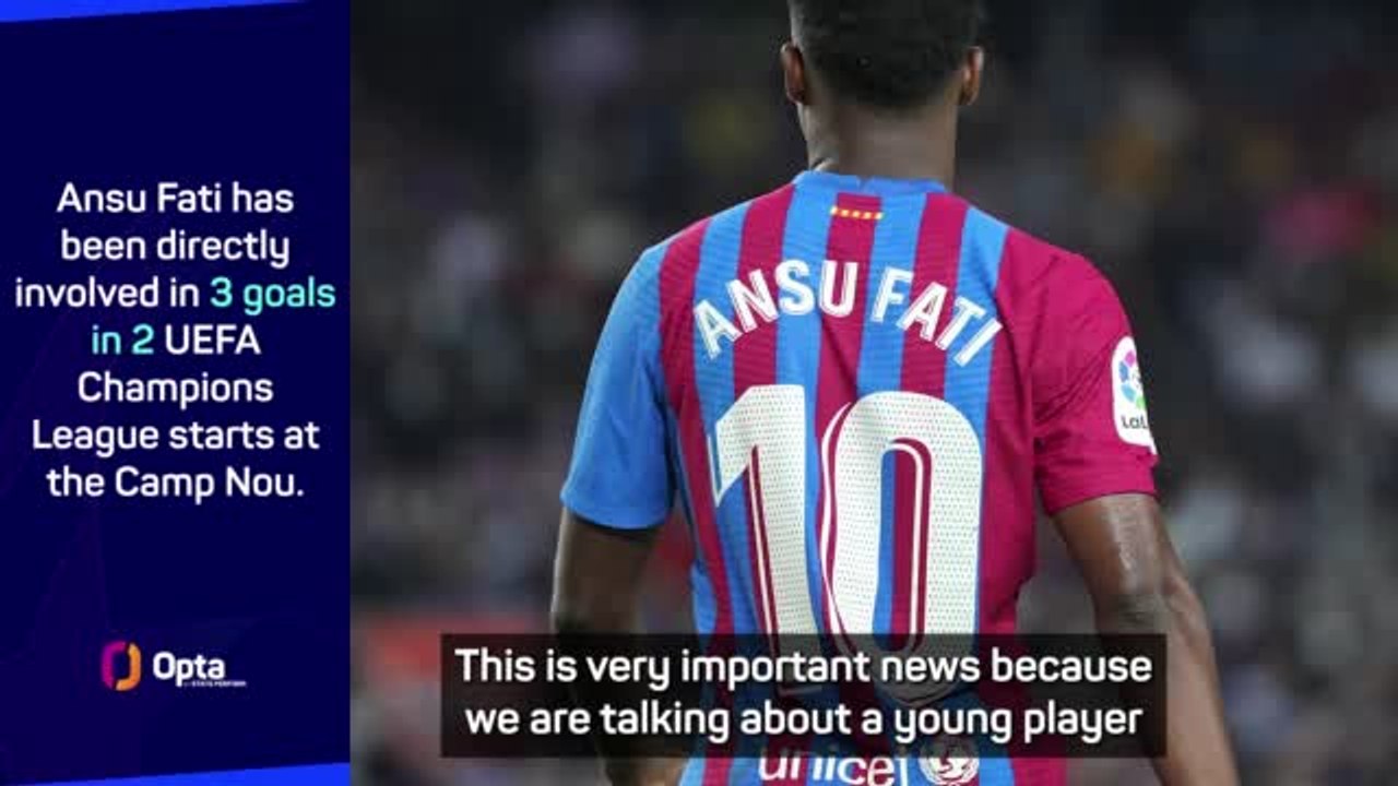 Ansu Fati 'close' to agreeing contract extensio...