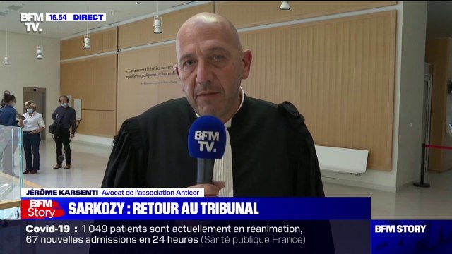 Procès des sondages de l'Elysée: l'avocat de l’association Anticor estime qu'il est particulièrement normal que Nicolas Sarkozy apporte son témoignage à la justice