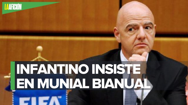 Gianni Infantino busca el apoyo de la AFA para mundial cada dos años