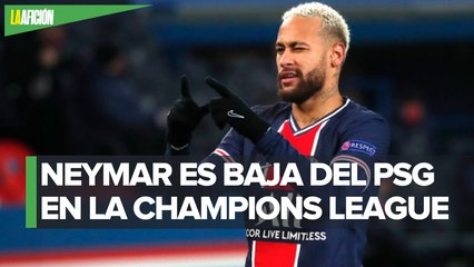Neymar es baja para el partido PSG vs Leipzig de Champions League por lesión
