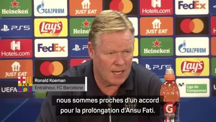 La Liga - Koeman : "Fati, l'un des futurs leaders du Barça"