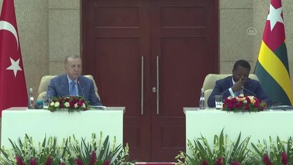 Son Dakika | Cumhurbaşkanı Erdoğan: "Togo'nun FETÖ ile mücadelemiz bağlamında verdiği destek takdire şayandır"