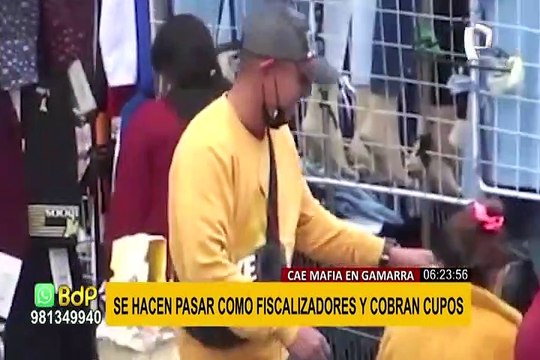 “Los apretones de Gamarra”: sujetos se hacían pasar como fiscalizadores para cobrar cupos