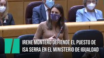 Irene Montero defiende la elección de Isa Serra, Celia Mayer, Carlos Sánchez Mato y María Naredo