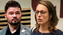 Así se crispan Rufián (ERC) y Vehí (CUP) cuando Negre les recuerda que cobran de todos los españoles