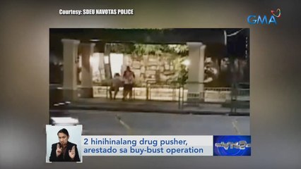 2 hinihinalang drug pusher, arestado sa buy-bust operation | Saksi
