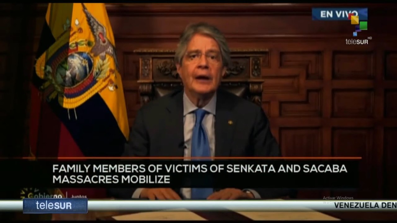 FTS 12:30 19-10: Family members of victims of Senkata and Sacaba massacres mobilize
