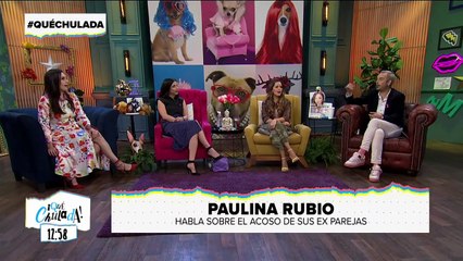 ¡Paulina Rubio habla del acoso de sus ex parejas!