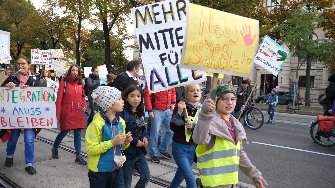 Bildungsdemo in Wien
