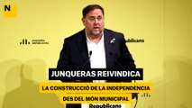 Junqueras reivindica la construcció de la independència des del món municipal