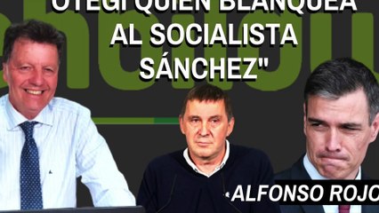 Alfonso Rojo: "Es el terrorista Otegi quien blanquea al socialista Sánchez"